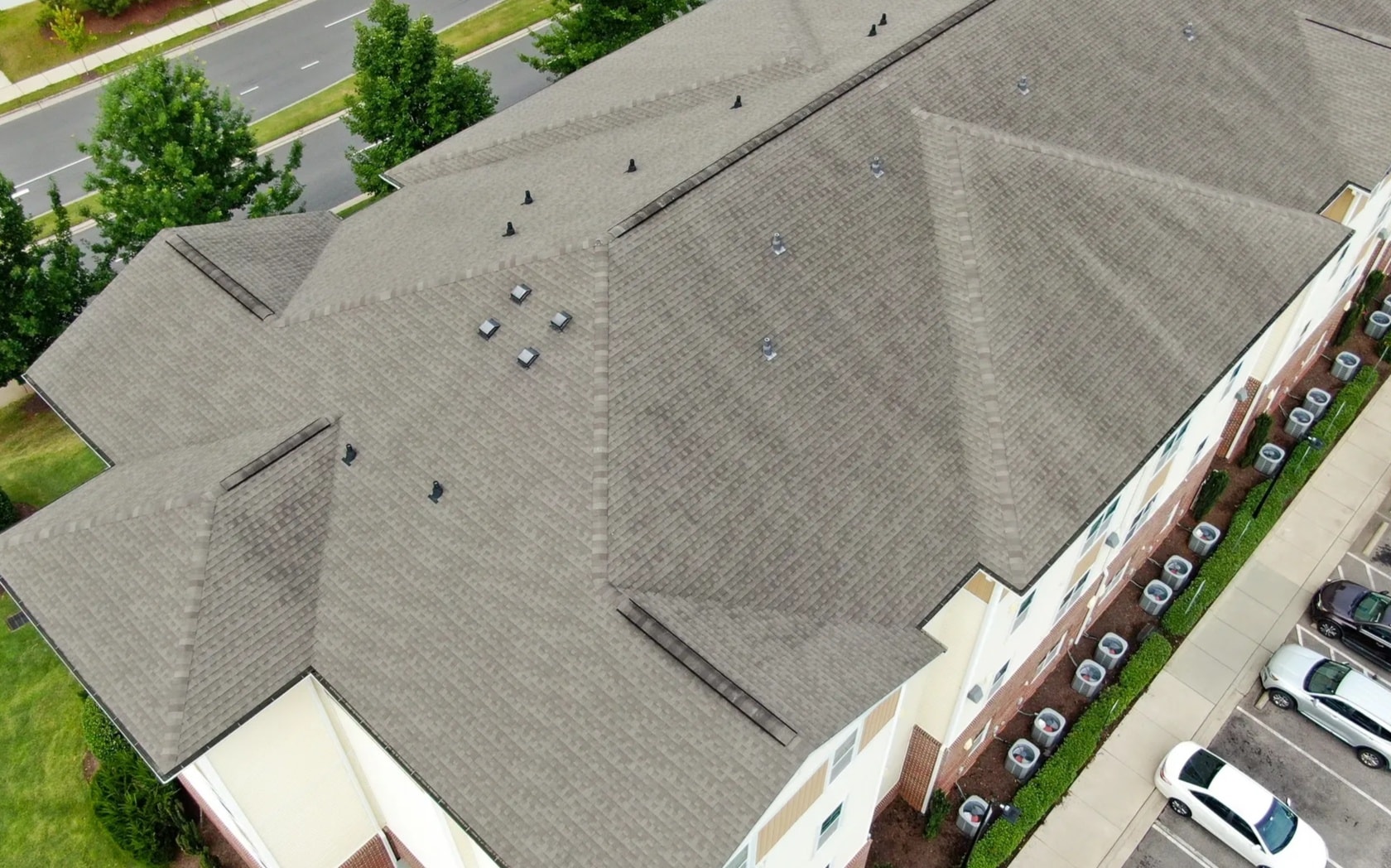 Residential roofing project by Xi Roofing